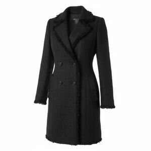 JESSI NEW YORK DOUBLE BREASTED BOUCLE SHIMMER COAT SZ S